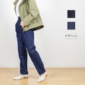 裏トリコット付きテーパードパンツ　股下70cm　S〜LLサイズ