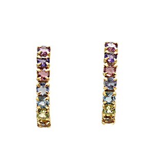 Pierced Earrings Gold Post Gold 7-colors 10-Karat Gold