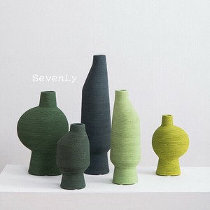 人気商品 玄関の置物 花瓶 陶器「2024新作」