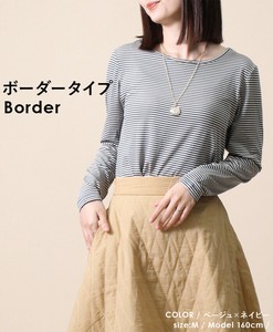 【sin.ca】裏起毛無地クルーネックカットソー