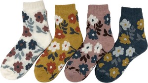 Crew Socks Floral Pattern Socks