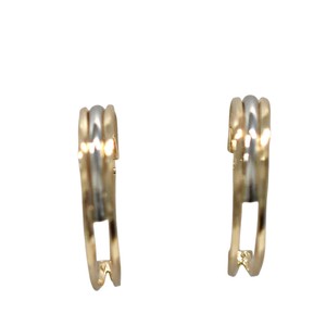 Pierced Earrings Gold Post Gold