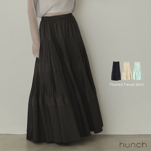 Skirt Pleated Tiered Skirt Spring/Summer [2025 NEW]