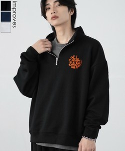 [SIDEWAYSTANCE] Sweatshirt Half Zipper