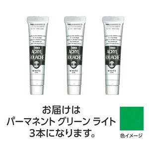 ターナー　アクリルガッシュ　20ml　42パーマネントGRライト　3個