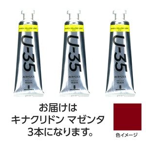 ターナー　U35　キナクリドンマゼンタ60ml　3個