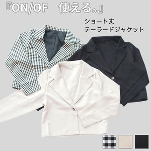 テーラードショートジャケット
