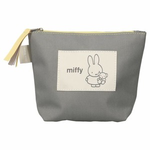 【zowie ゾーウィー】ミッフィー BIGワッペンポーチ miffy(GY)