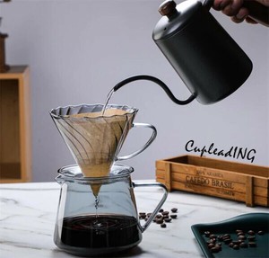 ≪予約商品≫INSスタイル コーヒーポット 2点セット 大人気 フィルター 一体型フィルターカップ 体外漏れ