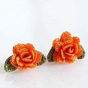 Clip-On Earrings Earrings Orange