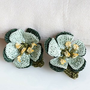 Clip-On Earrings Earrings Green