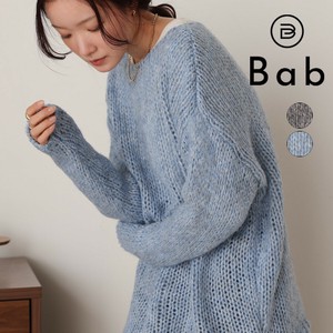 Sweater/Knitwear Melange Knit Tops