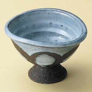 青雲高台楕円小鉢(信楽焼)  日本製