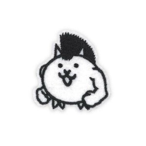 バンダイ BAN101 「にゃんこ大戦争」ネコモヒカンワッペン