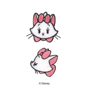 MY511 ディズニー おしゃれキャット マリー 2個付きワッペン