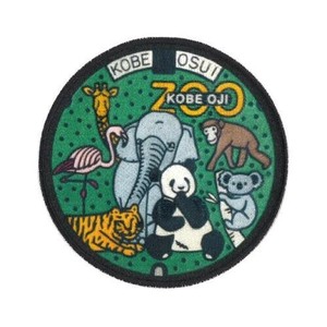 PML28 マンホールワッペン 「兵庫県 神戸市」 シール・アイロン両用タイプ