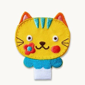 23279 名札付けアップリケ ねこ