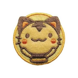 23256 ねこ ワッペン アイロン接着