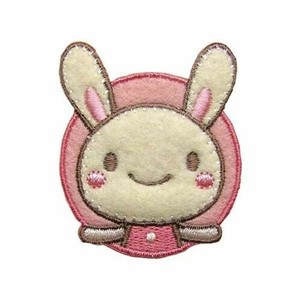 23255 うさぎ ワッペン アイロン接着