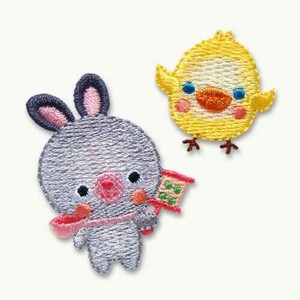 23189 ワッペン（BABY'sDOLL／うさぎ＆ひよこ） アイロン接着OK
