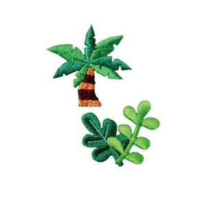 23087 ワッペン（木＆植物） アイロン接着タイプ