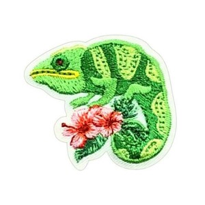 23013 動物シリーズワッペン「カメレオン」