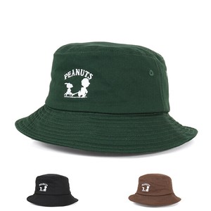Peanuts ピーナッツ スヌーピー 帽子 ツイルバケットハット メンズ レディース 371-1093