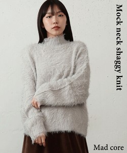 Sweater/Knitwear Shaggy Mock Neck
