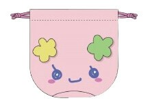 Pouch Tamagotchi Face Drawstring Bag