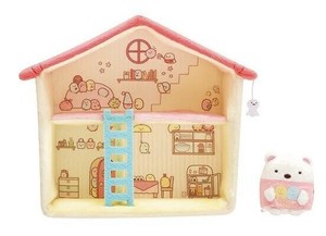 すみっコぐらし すみっコハウス（たのしい2階だて）しろくま　すみっこ　スミッコ　ぬいぐるみ