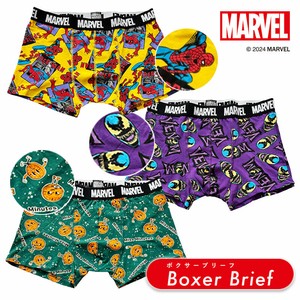 メンズ ボクサーブリーフ"マーベル" スパイダーマン　ヴェノム　ミス・ミニッツ