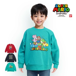 スーパーマリオ 子供服 キッズ トレーナー KIDS 長袖 ヨッシー クッパ  テレサ 男の子 女の子