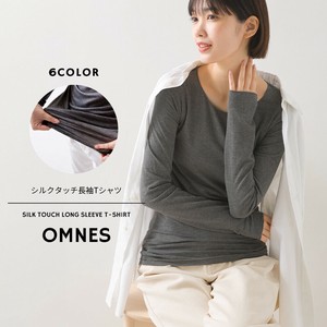 T-shirt Crew Neck Silk Touch Cut-and-sew