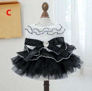 服  犬用 ワンピース リボン 可愛い  ペット用品    ABQ292
