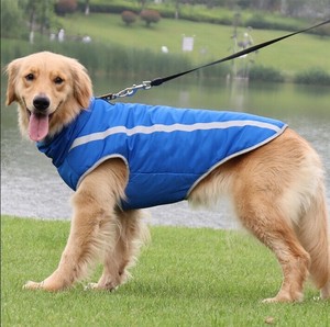 服 犬用 無地 快適 厚手 大型犬 綿服 裹起毛 秋冬 ペット用品  ABQ301