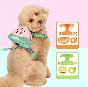 ストラップ式牽引ロープ +収納リュックサック   ペット用品  ABQ319
