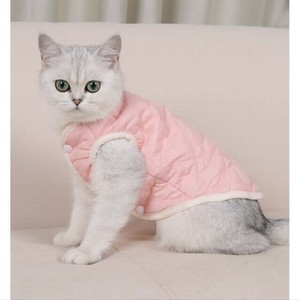 服 猫用  無地   快適  秋冬  厚手 保温 裹起毛  ペット用品     ABQ324