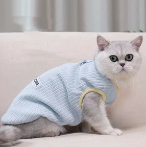 服 猫用  無地   快適  秋冬  厚手 保温 ペット用品 裹起毛   ABQ325