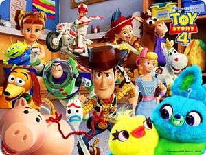 【大特価！】 99ピース 3Dマジックジグソーパズル みんなでとびだせ！(トイ・ストーリー4)  DL-99-696