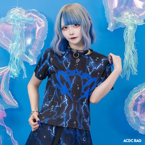 T-shirt "Harajuku Style" Ladies fashion Flapjack octopus Pastel