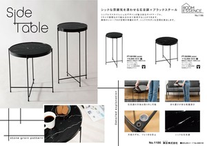 サイドテーブル ラウンドテーブル ガラス天板 ラウンド 丸型 テーブル ベッドサイド 韓国インテリア