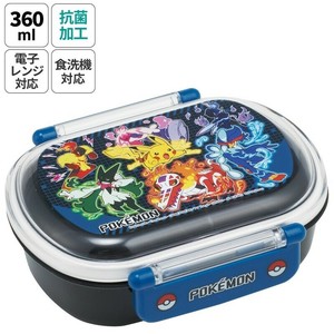 便当盒 抗菌加工 午餐盒 洗碗机对应 Pokémon精灵宝可梦/宠物小精灵/神奇宝贝 360ml