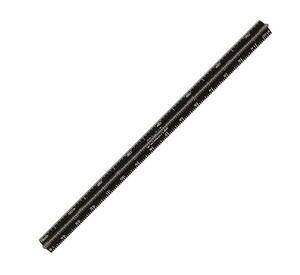 ステッドラー 高精度三角スケール スリム マットブラック ST56179