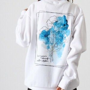 Sweatshirt Floral Pattern