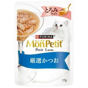 ［ネスレ］モンプチ プチリュクス とろみ仕立て 厳選かつお 35g