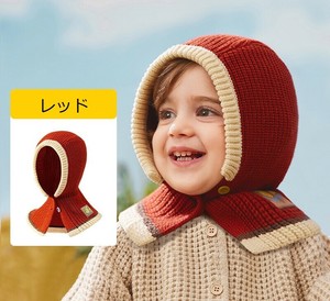 マフラー帽 4色 ネックウォーマー 防寒 帽子