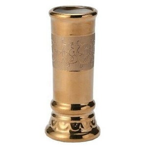 ナカムラ商事　仏具用品　金唐草線香差し