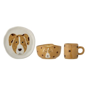 テーブルウェアセット ドッグ 3点セット 犬 皿 子供 かわいい おしゃれ 食器セット ギフト 北欧