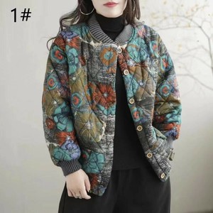 Coat Ladies fashion Floral Pattern [A/W]