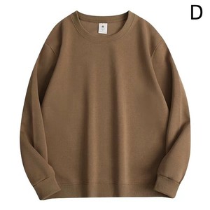 Tシャツ ラウンドネック メンズ ファッション 長袖  無地  ゆったり  快適   YEA1600
